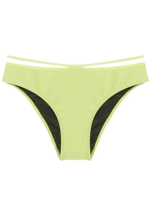 Gloria Coelho string-detail low-rise bikini briefs - Green