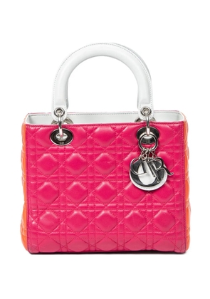 Christian Dior Pre-Owned 2000s quilted top-handle bag - Pink