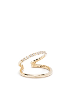 We by WHITEbIRD 14kt yellow gold diamond ear cuff