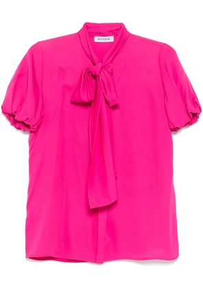 Dice Kayek slik blouse - Pink