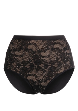 Marlies Dekkers Taboo floral-lace high-waist briefs - Black