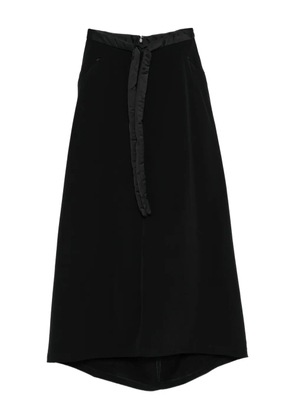 Y-3 padded-detail maxi skirt - Black