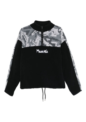 Mauna Kea camouflage-pattern zip-fastening sweatshirt - Black