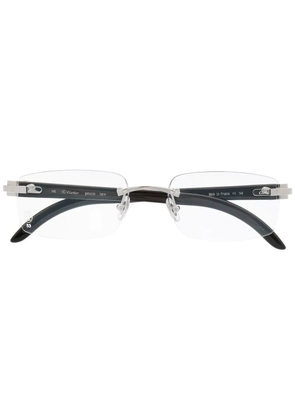 Cartier Eyewear C Décor rimless glasses - Black