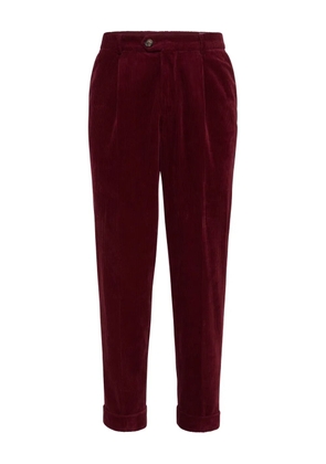 Brunello Cucinelli pleated tapered trousers
