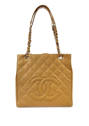 CHANEL Pre-Owned 2003 Petite Shopping tote bag - Neutrals