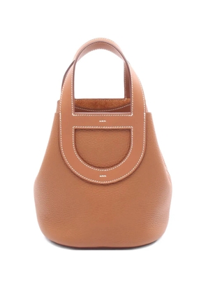 Hermès Pre-Owned 2024 Taurillon Clemence In The Loop 18 handbag - Brown