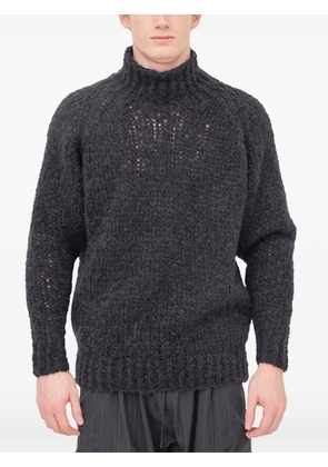 Jan Jan Van Essche high-collar sweater - Black
