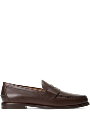 Polo Ralph Lauren penny-strap leather loafers - Brown