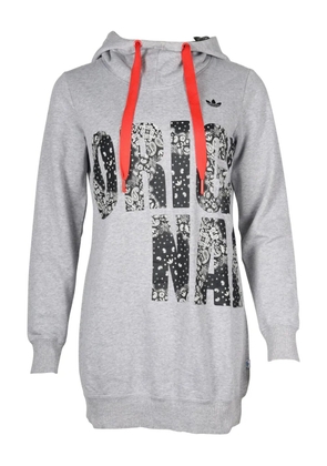 adidas logo-print hoodie - Grey