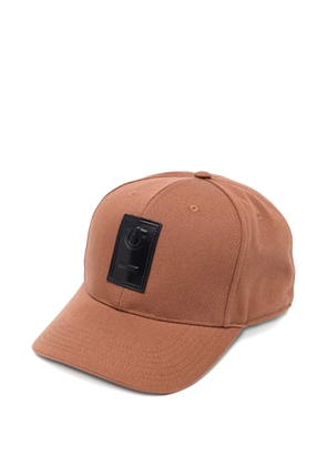 Ferragamo logo-embroidery cap - Brown