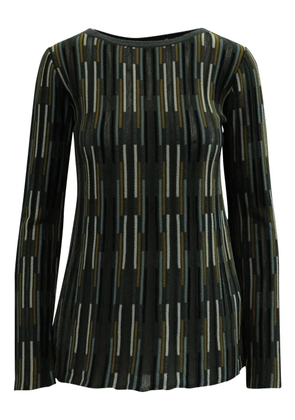 M Missoni Vintage striped knitted sweater - Green