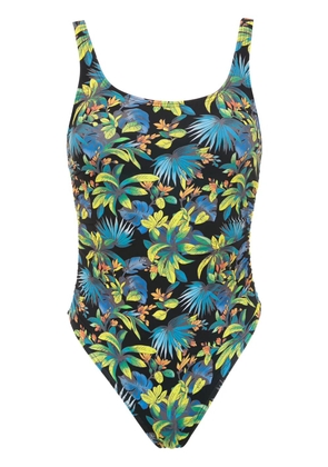 Amir Slama printed swimsuit - Black
