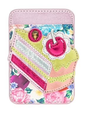 Kurt Geiger London floral appliqué sticker - Pink