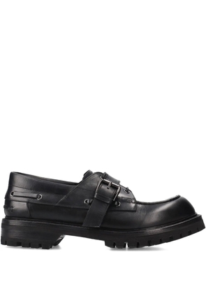 Premiata buckle strap loafers - Black
