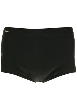 Amir Slama plain boxer swimming trunks - Black