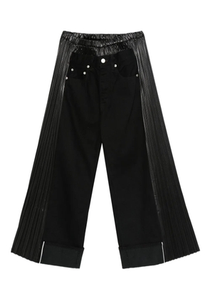 Junya Watanabe pleated-panel pants - Black