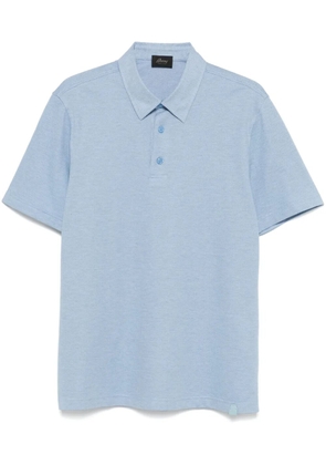 Brioni piqué polo shirt - Blue