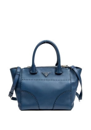 Prada Pre-Owned Stitched Twin tote bag - Blue