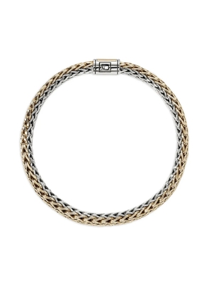 John Hardy 14K yellow gold and sterling silver Icon bracelet