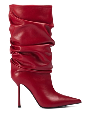 Le Silla 100mm Bella stiletto boots - Red