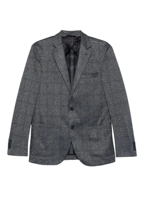 Karl Lagerfeld textured two-button jacket - Blue
