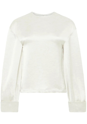 JW Anderson turn-up cuffs blouse - White