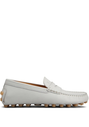 Tod's leather loafers - Grey