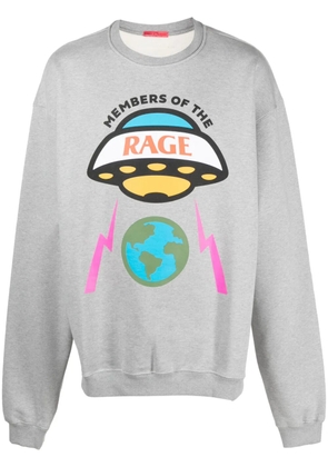 MEMBERS OF THE RAGE illustration-print cotton sweatshirt - Grey