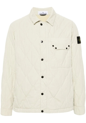 Stone Island Compass-badge quilted jacket - Neutrals