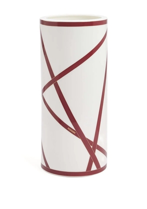 Missoni Home Nastri round vase (36cm x 16cm) - White