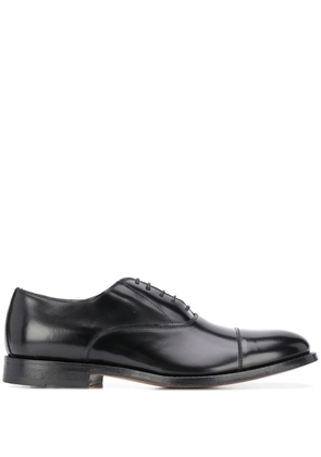 Dell'oglio leather Derby lace-up shoes - Black