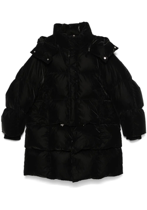 SONGZIO detachable-hood coat - Black