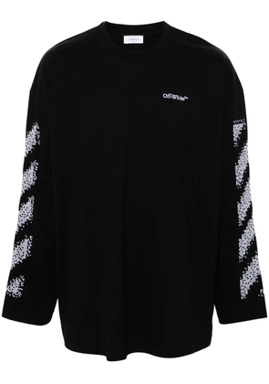 Off-White Pixel Diagonal T-shirt - Black