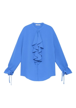 MALIPARMI ruffled-detail blouse - Blue