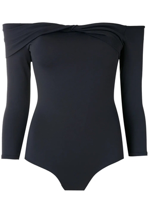 Amir Slama off-shoulder bodysuit - Black
