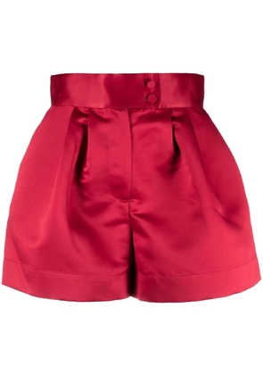 STYLAND satin-finish mini shorts - Red