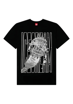 ICECREAM Pasta graphic-print T-shirt - Black