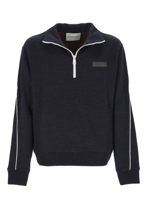 Givenchy zip detail sweater - Blue