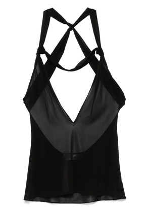 Ludovic de Saint Sernin Carrie top - Black