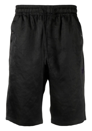 Needles drawstring-waist track shorts - Black