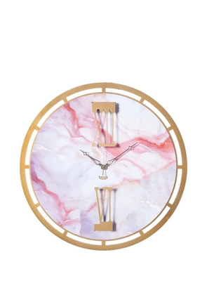 Arti & Mestieri roman-numeral marble clock (63cm) - Gold