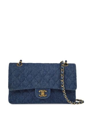 CHANEL Pre-Owned 1998 medium Double Flap shoulder bag - Blue