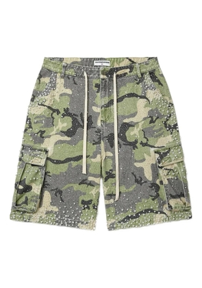 Vale Soulja camouflage studded chinos - Green