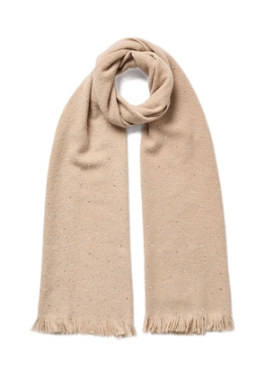 Jane Carr The Krug fringed scarf - Neutrals