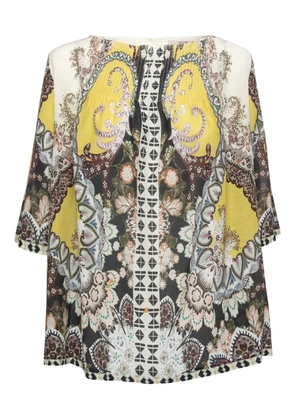 Etro Pre-Owned paisley-print blouse - Brown
