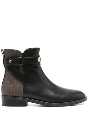 Michael Michael Kors Darcy monogram-print boots - Black
