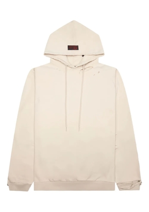 Raf Simons washed distressed hoodie - Neutrals