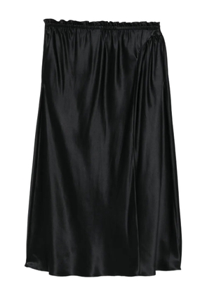 Simone Rocha ruffled silk skirt - Black