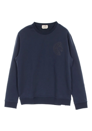 Hermès Pre-Owned 2020s Clou De Selle sweatshirt - Blue